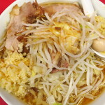 ラーメン二郎 - ラーメン小＋ニンニク多め＋ショウガ半分