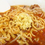 ラーメン二郎 - ここでショウガ混合～♪