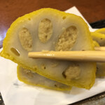 寿司・おでん 瓢六 - 辛子蓮根（アップ）