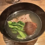 酒井商会 - 尾崎牛と原木椎茸のお椀