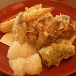 蕎麦 たじま - 野菜の天ぷら