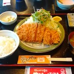 カツ亭 - 薩摩熟成ロースかつ定食(小)❗️