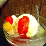 カツ亭 - オリジナルデザートをアップで・・・旨そうじゃね‼️