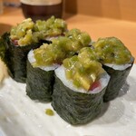 Sushi Sekai - 涙鉄火巻 500円﻿