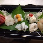 よし寿し - 2012.09　刺身盛りあわせ