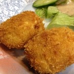 よし寿し - 2012.09　自家製の、渡り蟹クリームコロッケ♪