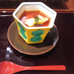 鉄板焼 よこはま - うにがたっぷり入った、とろろ。