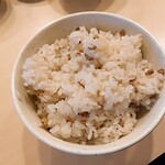 神楽坂 横内 - ⚫ご飯　もち麦入りです