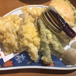 別館 すが井 - てんぷら盛り合わせ(950円税別)