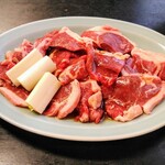 精肉・焼肉 とよおか - ジンギスカン定食肉増し　1300円