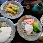 純手打ち十割そば 蕎澤 - ぶっかけ三色