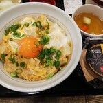 なか卯 - 親子丼（零号機ver.）親子丼拡大