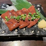 Hakata Yasaimaki Kushiyaki Kokonikonne - 国産馬レバ刺し