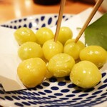 小料理バル ドメ - 塩煎り新ぎんなん