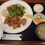 あらえびす - 9月20日　夜メニューのチキンの照焼きグリルごはんセット　1300円
