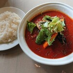 earth CONTEMPORARY - チキンスープカレーセット　1,100円　2020/09