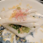 赤坂 きた福 - 白魚のお寿司