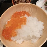 赤坂 きた福 - イクラと白米