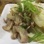 大衆酒場マルヤ瓦町 - 豚肉とキャベツの味噌炒め