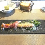 La Brianza - 贅沢ホワイトアスパラガス。おうちではなかなか手が出せない素材だし、旬の味わい美味しさ嬉しいです