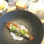 La Brianza - このクロスティーニがおいしかったの、アンチョビの風味とさわやかなハーブの香りといい感じの塩味そしてサクサクおいしく焼かれた自家製フォカッチャと。イタリアンの名店にして、自家製パンもおいしいのよ～