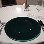 ラ・ヴェルデュール - 着席時のテーブル