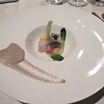 ラ・ヴェルデュール - レジューム　大地の恵み　拘りの~温野菜~　高原野菜の本来の味を知る（キノコのピューレは一口食べています）