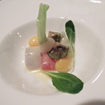 ラ・ヴェルデュール - 温野菜バターソース　アップ