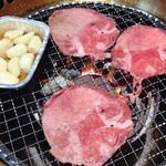 あみやき亭 - ◆にんにくホイル・牛上ネギタン◆♪