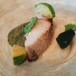 il Ktutti - 分厚いけど繊細な旨味が詰まった鰆、青海苔が香るこっくり濃厚なバターと生クリームのソースも絶品