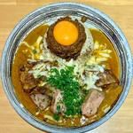吉田カレー  - ミックス 小・豚・チーズ・角切りローストポーク