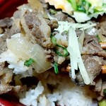 食堂楽 ひさご  - 牛丼　WAKE UP