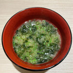 鮨 子都菜 - お味噌汁