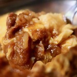 ハヤシ屋中野荘 - オムハヤシ・カレー相盛（950円）