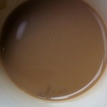 コトカフェ - 牛乳の膜が入ってた(涙)下の方。見える？