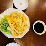 新福菜館 - 料理写真:付出し竹(皿盛シナチク)