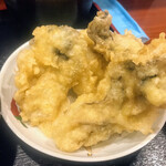 居酒屋 たっちゃん - 山盛りの牡蠣の天ぷら♡