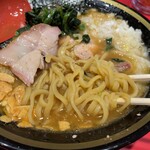 ラーメン 環2家 - ラーメン並全部普通750円+玉ねぎ100円+ライス120円