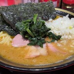 ラーメン 環2家 - ラーメン並全部普通750円+玉ねぎ100円+ライス120円