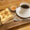 Hitoya Dou - ジャムバタートーストのセット、自家製はっさくジャムとサイフォンコーヒーで