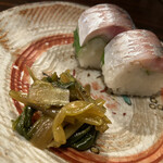 かもめ食堂 - イワシの棒寿し