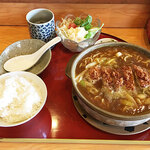 風月 - 料理写真:カツカレー鍋ラーメンセット
