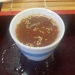 小進庵 - 蕎麦湯