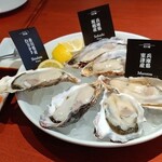 GUMBO AND OYSTER BAR   - 3産地の生ガキ