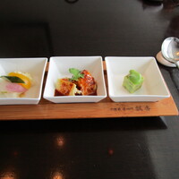 中国菜 老四川 飄香 銀座三越店 - 本日の前菜3種盛り