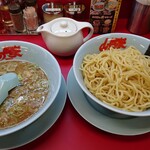 ラーメン 山岡家 - 味噌つけ麺（大盛）