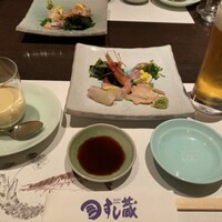 すし蔵 - 冷やし茶わん蒸し、お造り