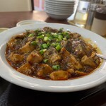 晴々飯店 - 麻婆豆腐定食750円