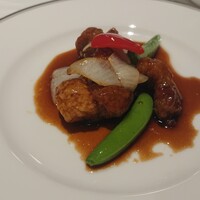 水綾閣 - 黒酢酢豚