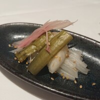 水綾閣 - 甘酢の漬物